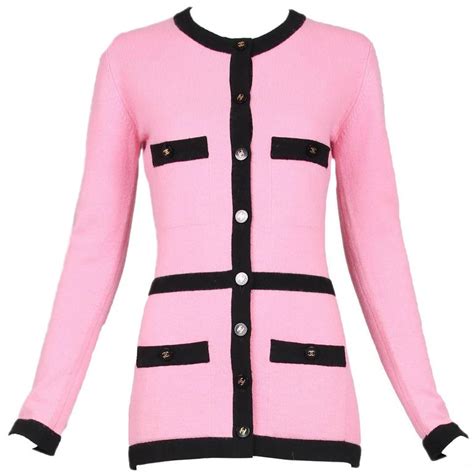 chanel pink cardigan dress|chanel pullover hoodie.